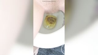 Really had to poop when i woke up