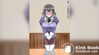 Animate girl has diarrhea