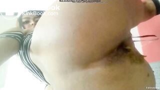 Latina camgirl shits