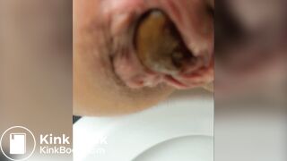 Empty your bowels for me please