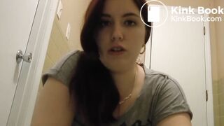 Beauty chubby girl poop panty in pijama