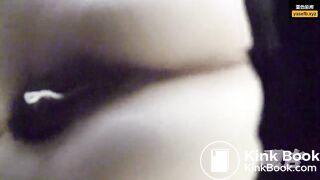 Girl Chinese pooping pis toilet.DJJ_036