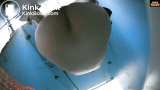 Girl Chinese pooping pis toilet.DJJ_029