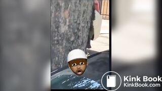 Lady Projectile Shits In Public