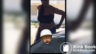 Lady Projectile Shits In Public