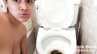 Cleaning shitty toilet