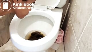 Cleaning shitty toilet