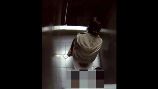 Young girl POOPING and CHANGING her thong