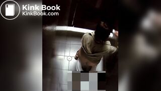 Young girl POOPING and CHANGING her thong