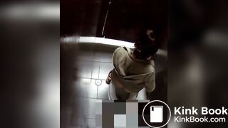 Young girl POOPING and CHANGING her thong