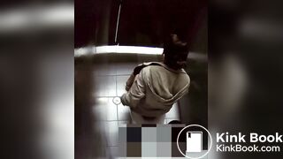 Young girl POOPING and CHANGING her thong
