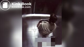 Young girl POOPING and CHANGING her thong