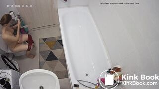 girl poop in toilet - video 50