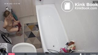 girl poop in toilet - video 50