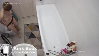 girl poop in toilet - video 50