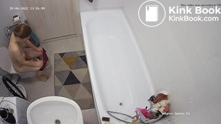 girl poop in toilet - video 50