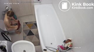girl poop in toilet - video 50