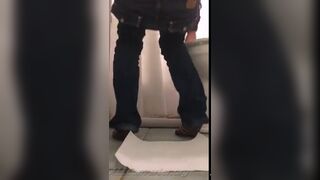 girl pooping on white napkin