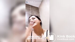 Instagram hottie pooping
