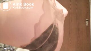 NASTY pantyhose shit + smear