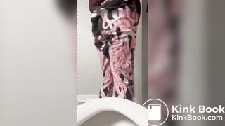 girl beautiful shitting poop yummy