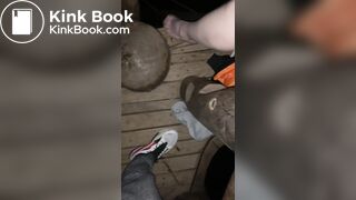 Blonde Scat farm bath