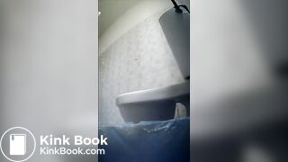 Cute Russian girl poop wc 5