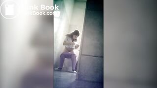 Cute Russian girl poop wc 5