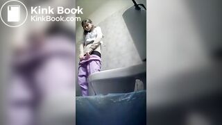 Cute Russian girl poop wc 5