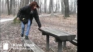 Girls shitting in Public