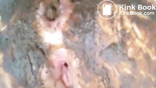 Amateur Scat Anal Toying with Smearing