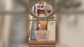 Hot runny gassy shit