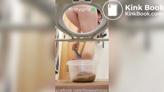 Hot runny gassy shit