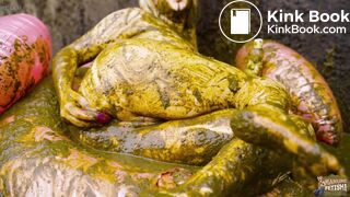 Masturbating in the manure pit