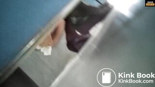 Girl Chinese pooping pis toilet.DJJ_034