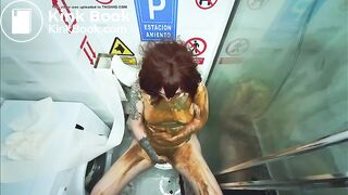 Best scat slut rubbing shit in the toilet