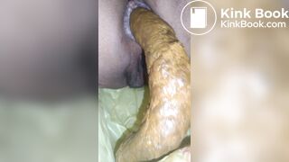 Asian bbw milf shitting