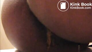 Ebony toilet poop 2