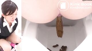 Big shit from school girl 02