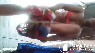 Desi pee and poop outdoor