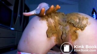 Dirty anal masturbation