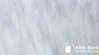 Desperate woman uses her bra to wipe her pussy [PM105]