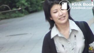 Desperate woman uses her bra to wipe her pussy [PM105]