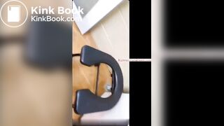 wear chastity Lock eat chinese mistress scat