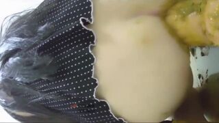 Asian girls ride dirty toys 9