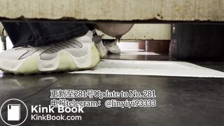 Beautiful girl poops in the toilet 71