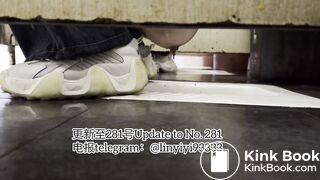 Beautiful girl poops in the toilet 71