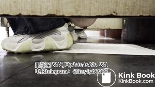 Beautiful girl poops in the toilet 71