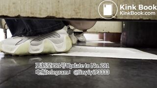 Beautiful girl poops in the toilet 71