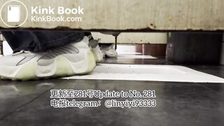 Beautiful girl poops in the toilet 71